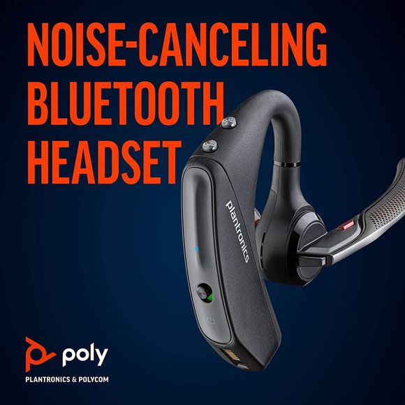 Poly Voyager 5200 Bluetooth Headset Single-Ear Earpiece Noise Canceling --Black - Picture 2 of 4